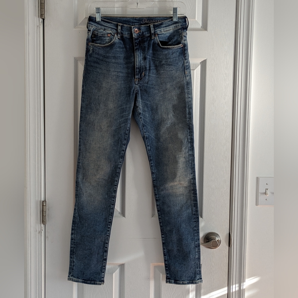Shaping stretch skinny jeans